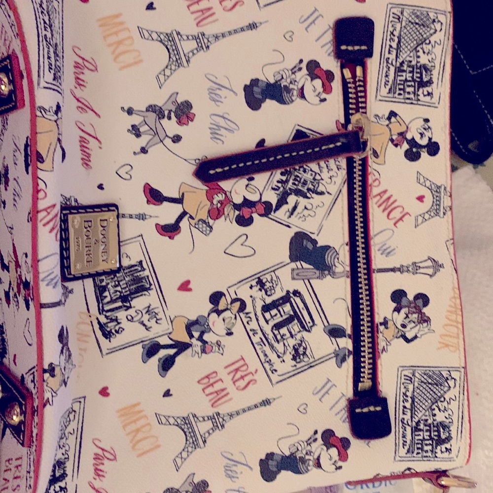 Dooney and Bourke Mickey Minnie flirty shoulder bag